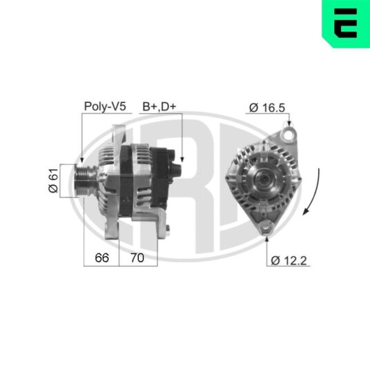 Dynamo ERA 210254A