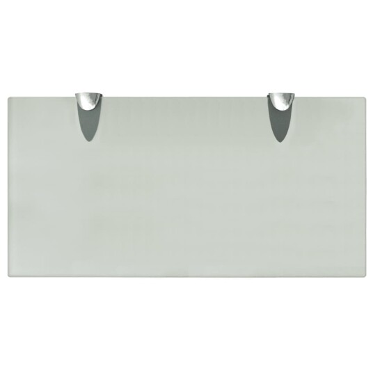 vidaXL Flytende hylle glass 40x20 cm 8 mm
