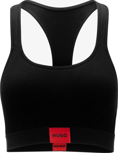 HUGO Bralette Pad.red Lab Black M