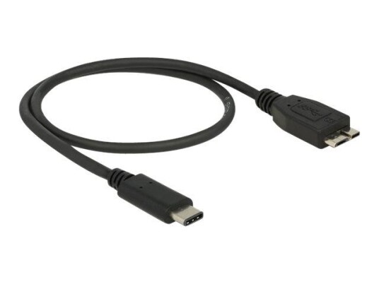 Delock USB type C-kabel - Micro-USB Type B til 24 pin USB-C - 50 cm