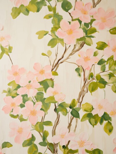 Plakat Blomstrende Gren