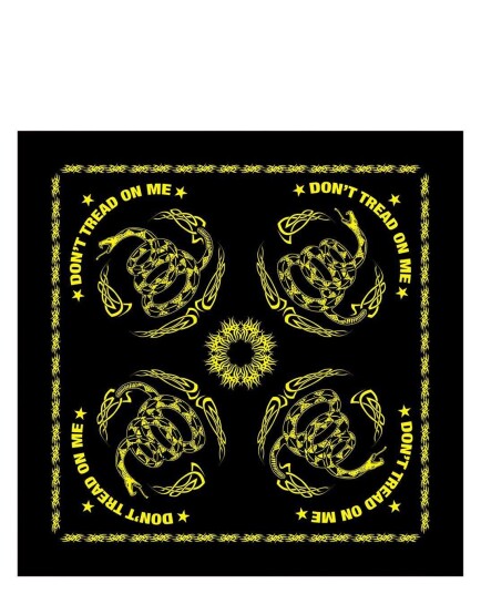Rothco Bandana 'Tread On Me Svart