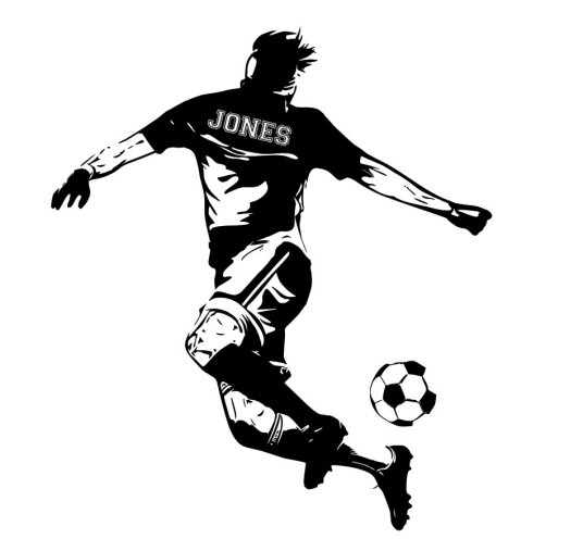 Veggklistremerker Fotball / Personlig