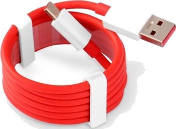 OnePlus USB Type-C kabel til synkronisering og lading 1M Rød / Hvit OnePlus USB Type-C kabel til synkronisering og lading 1M Rød / Hvit