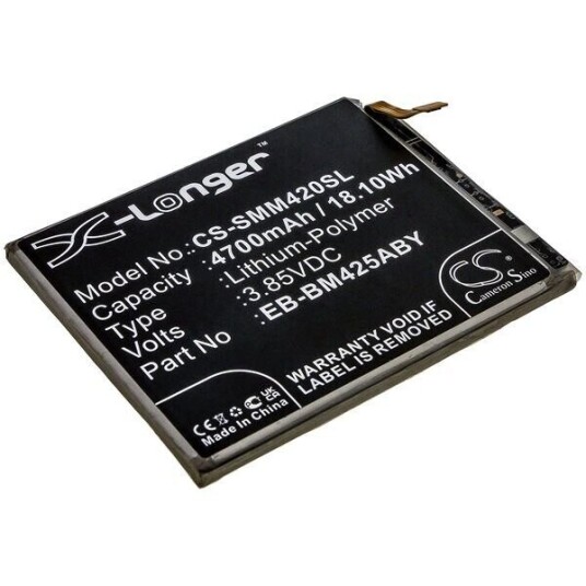 Samsung Galaxy M42 batteri (5850 mAh 3.85 V, Sort)
