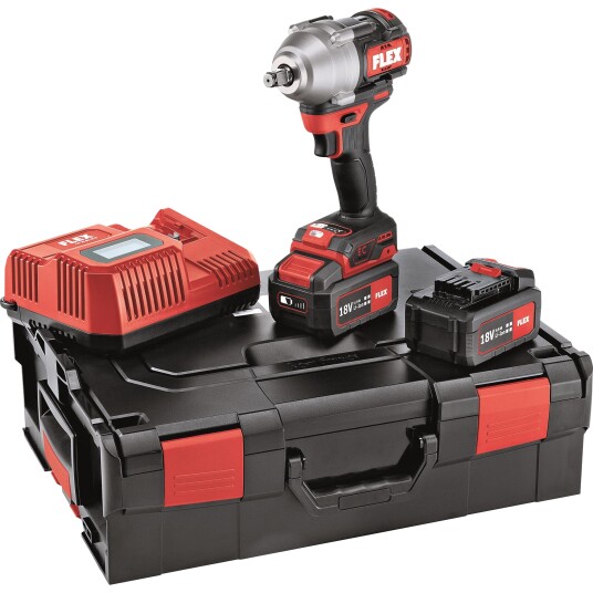Flex Muttertrekker Med Batteri Og Lader Model IW 1 2 Tommer 750 18 0 EC 5 0