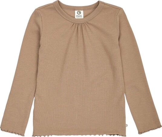 Müsli Cozy Me Rib Deco L/S T WALNUT 122