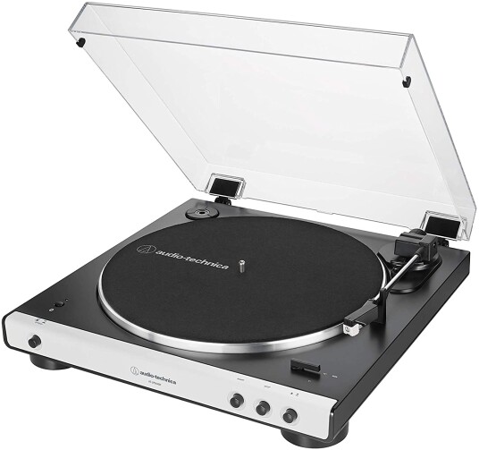 Audio-Technica AT-LP60XBT Helautomatisk Platespiller med Bluetooth Hvit Audio-Technica AT-LP60XBT Helautomatisk Platespiller med Bluetooth Hvit