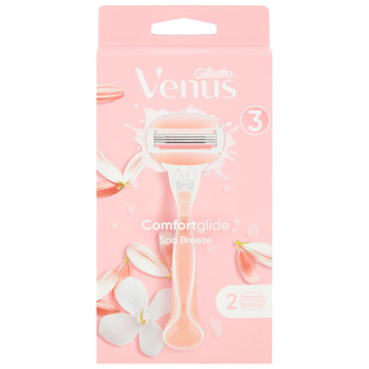 Gillette Venus Comfortglide Spa Breeze barberhøvel Ekstra barberblad