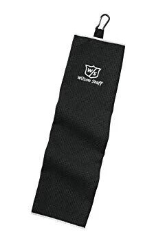 Wilson Staff Tri-Fold Håndkle Sort Wilson Staff Tri-Fold Håndkle Sort