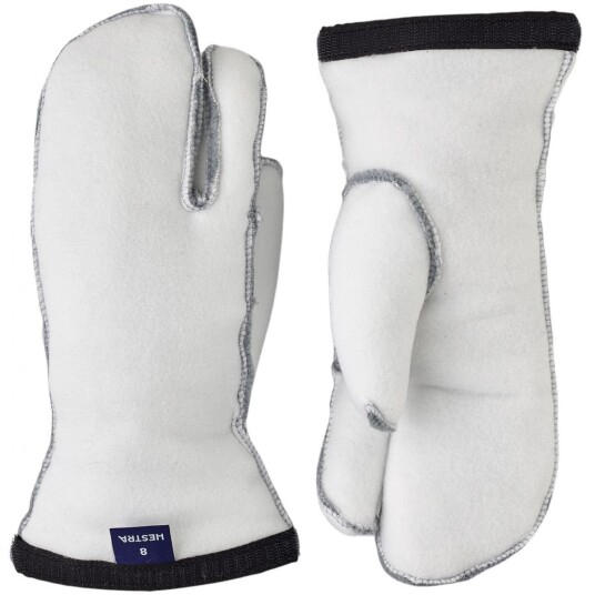Hestra Heli Ski Liner 3-finger Innerhansker Offwhite 9