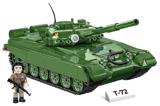 Cobi T-72 Stridsvogn Øst-Tyskland/Sovjetunionen Byggeleke 680 Deler