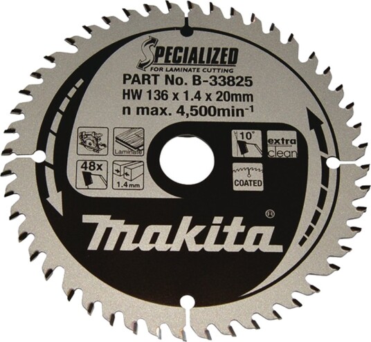 Makita B 33825 Sirkelsagblad 136x20x48T