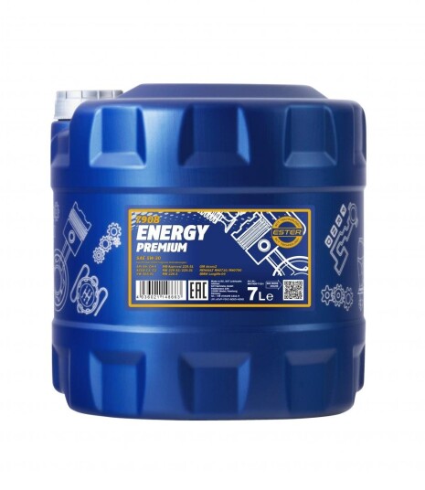 Motorolje MANNOL ENERGY PREMIUM 5W30 7L