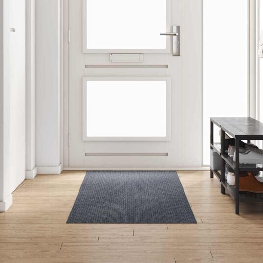 Teppeløper Grå 80 x 250 cm stoff Teppeløper Grå 80 x 250 cm stoff
