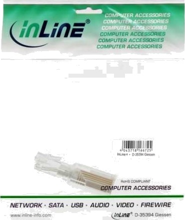 Inline 18890L Rj 10 Rj 10 Gjennomsiktig