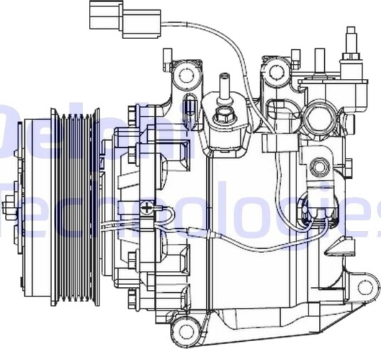 AC kompressor DELPHI CS20503