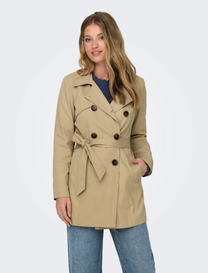 ONLY Onlvalerie Trenchcoat Otw Noos Brown XL ONLY Onlvalerie Trenchcoat Otw Noos Brown XL