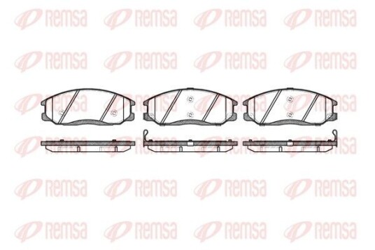 Bremseklosser REMSA 0771.02 Bremseklosser REMSA 0771.02
