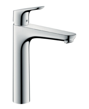 Hansgrohe Focus 190 servantbatteri Med oppløftsventil, Krom Hansgrohe Focus 190 servantbatteri Med oppløftsventil, Krom