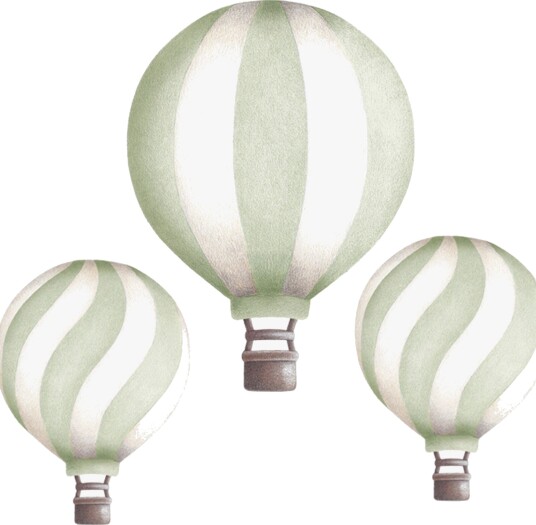 Stickstay Vintage Balloon Set Veggklistremerke, Pistachio Stickstay Vintage Balloon Set Veggklistremerke, Pistachio
