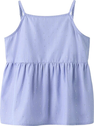 Name It Topp NkfFloritta Purple Avtrykk/Regnstein Name It 11 12 år 146 152 Singlet Blå