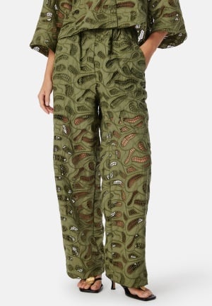SELECTED FEMME Slfallia HW Broderi Pant Olive 40