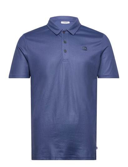 Calvin Klein Golf Jackson Badge Polo - Blue - S