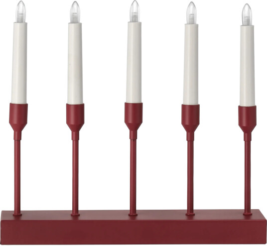 Scandi Living Kindle portabel adventslysestake 30 cm Mørkerød Scandi Living Kindle portabel adventslysestake 30 cm Mørkerød