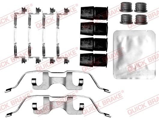 Tilbehørsett, skivebremse belegg QUICK BRAKE 109-0209