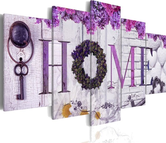 Bilde Purple House 100x50 Artgeist sp. z o. o.