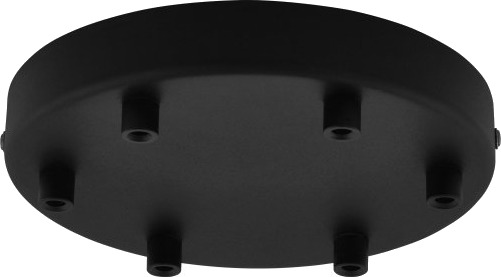 Eglo Baldakin Med 6 Uttak Formet Som En Klynge Sort Diameter 18 Cm