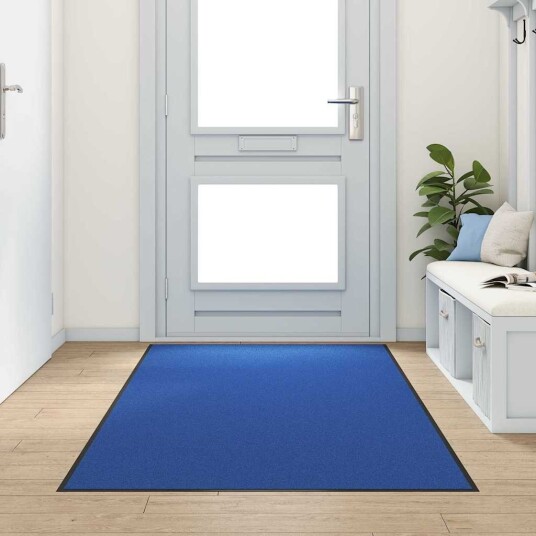 Dørmatte Annet Blå og svart 120 x 250 cm Polyamid og PVC Dørmatte Annet Blå og svart 120 x 250 cm Polyamid og PVC