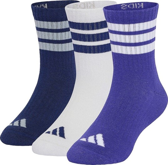 adidas Sport Performance   Sportssokker 3S KD C Crw 3 pakning   Lilla