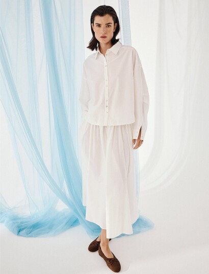MSCH Copenhagen Mschnesrine Selmina Hw Skirt White XL