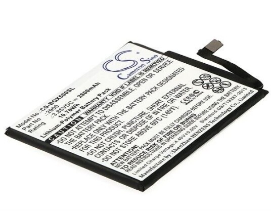 BQ Batteri (2800 mAh 3.85 V) passende til BQ Aquaris X5 BQ Batteri (2800 mAh 3.85 V) passende til BQ Aquaris X5