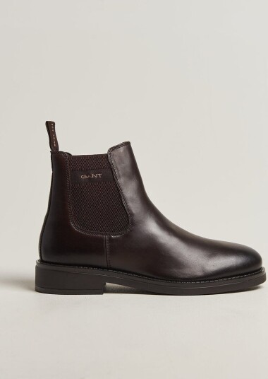 Gant Prepdale Leather Chelsea Boot Dark Brown