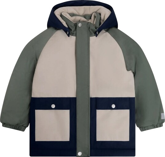 Minymo Winter Jacket Colorblock   CROCKERY   128