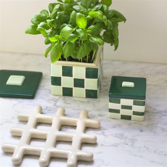 &Klevering Trivet Gryteunderlag Ruter Beige &Klevering Trivet Gryteunderlag Ruter Beige