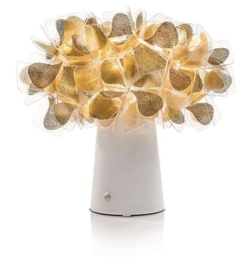 Slamp Clizia Portable Bordlampe Mama Non Gold/White Slamp Clizia Portable Bordlampe Mama Non Gold/White