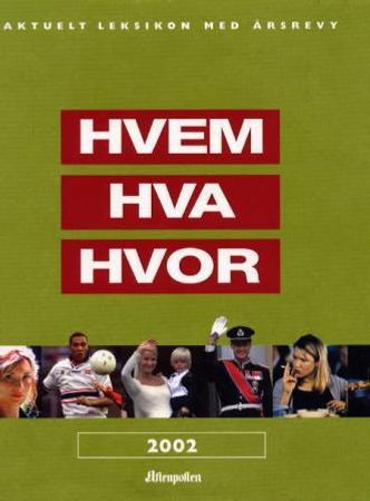 Hvem hva hvor 2002, Veldig pen bok / som ny