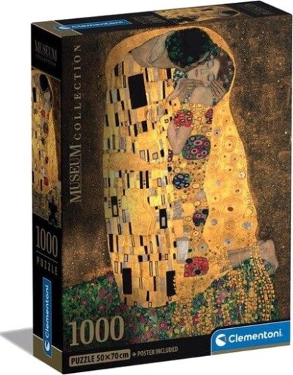 Clementoni Puzzle Il Bacio Museum 1000 pieces 2D Puslespill