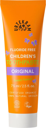 Urtekram Children's Original Flouride Free Toothpaste 75 ml