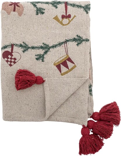 Bloomingville Yule pledd 130x160 cm Nature Bloomingville Yule pledd 130x160 cm Nature