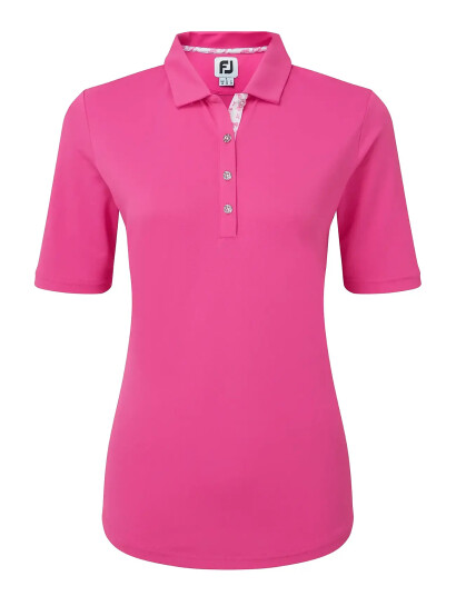 FootJoy Half-Sleeve Solid - Pink - S