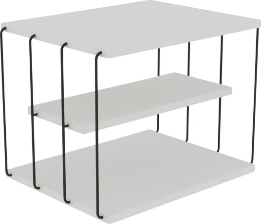 Side Table Hvit\|Svart - Hvit / Svart