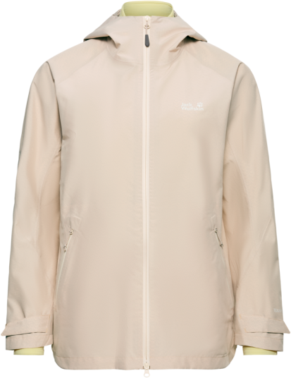 Jack Wolfskin Women"s Litestride 3in1 Jacket Oyster XL Jack Wolfskin Women"s Litestride 3in1 Jacket Oyster XL