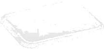 Plastlåg 227X178 Mm Bionedbrydelig Pla Til Bagasse Bakker 227X178 Mm Klar,100 Stk/Ps 100 Stk.