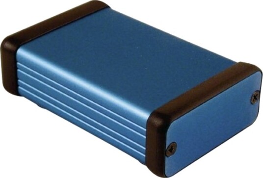 Hammond Electronics 1455C801BU 80 × 54 × 23 mm Aluminium Blå Kabinett