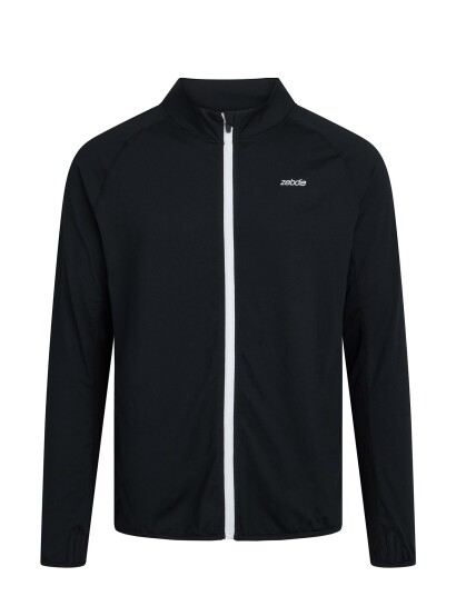ZEBDIA Mens Sports Jacket - Black - XL ZEBDIA Mens Sports Jacket - Black - XL